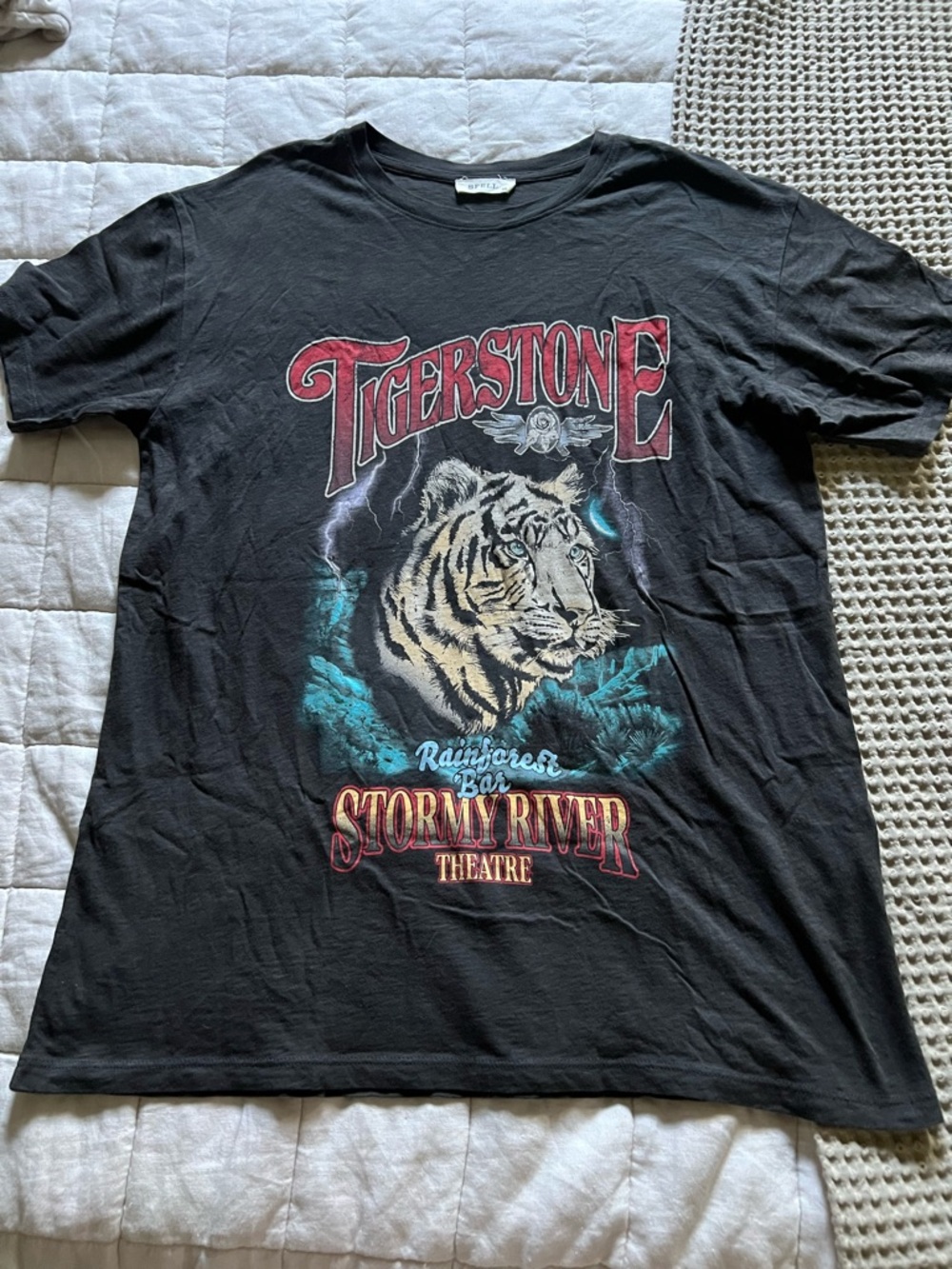 Spell Tigerstone biker tee